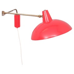 J M Hoogervorst swing-arm wall lamp for Anvia 1960s  Holland 