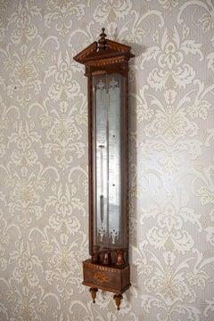 J. M. Pagani Barometer From the 19th Century in Walnut Case