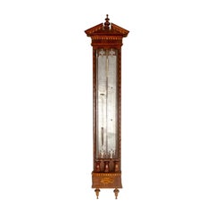 J. M. Pagani Barometer From the 19th Century in Walnut Case