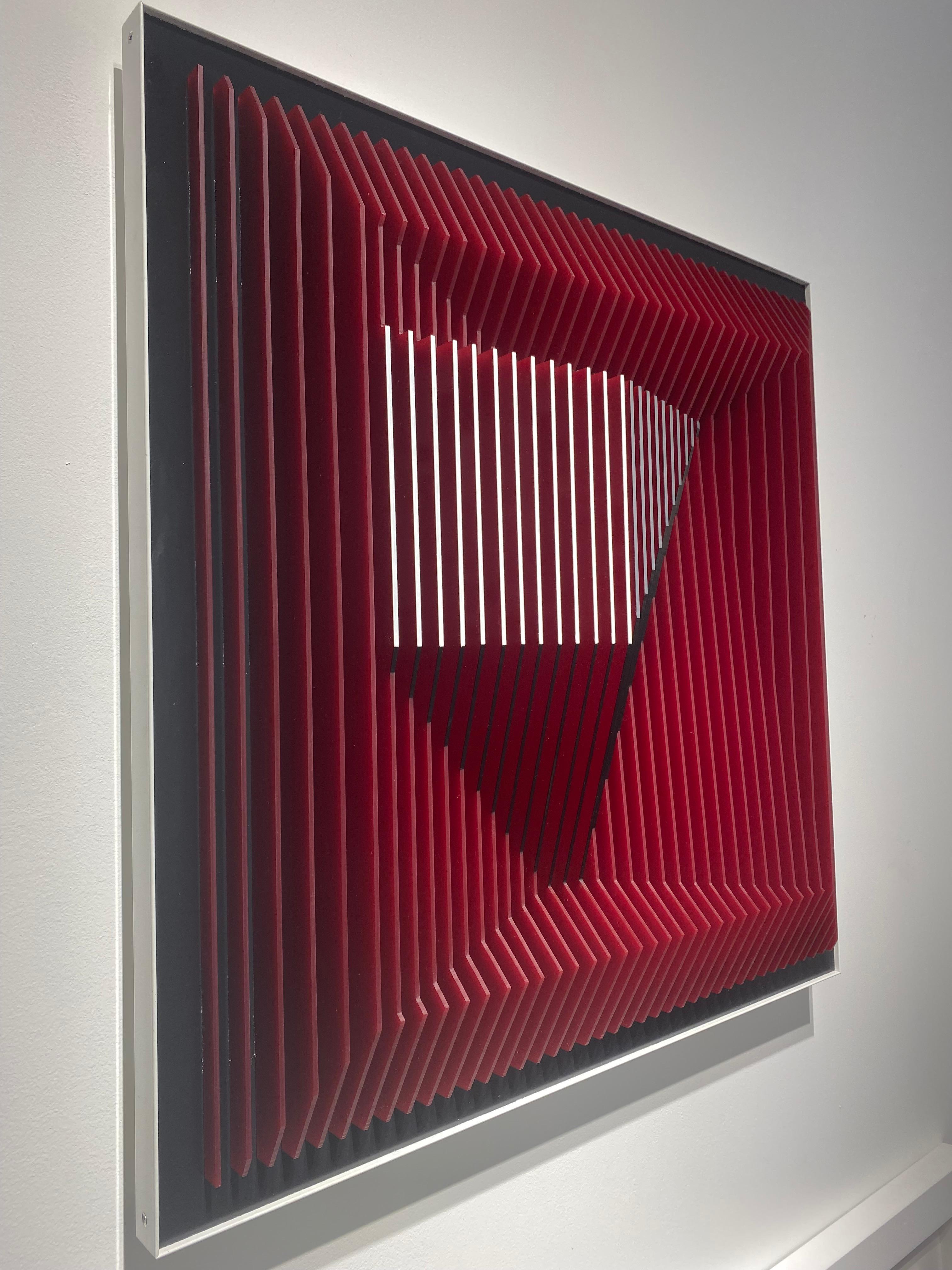 J. Margulis Abstract Sculpture - Displaced Illusion Theta