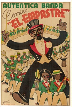 Affiche vintage d'origine El Empastre Autentica Comica Banda