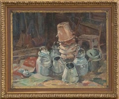 Vintage J. McCulloch - Early 20th Century Oil, Empty Pails