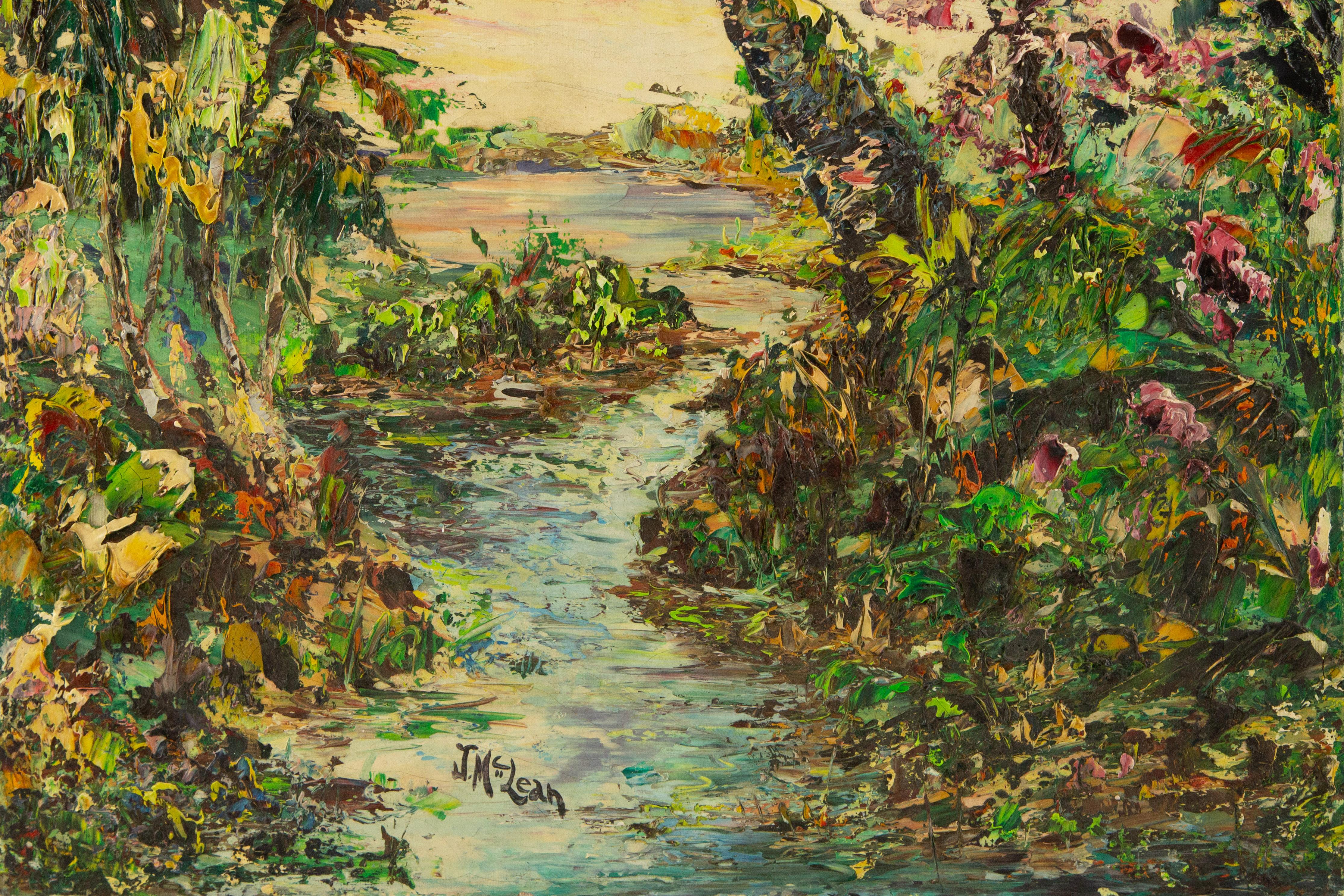 J. Mclean Landscape Oil On Canvas For Sale 2