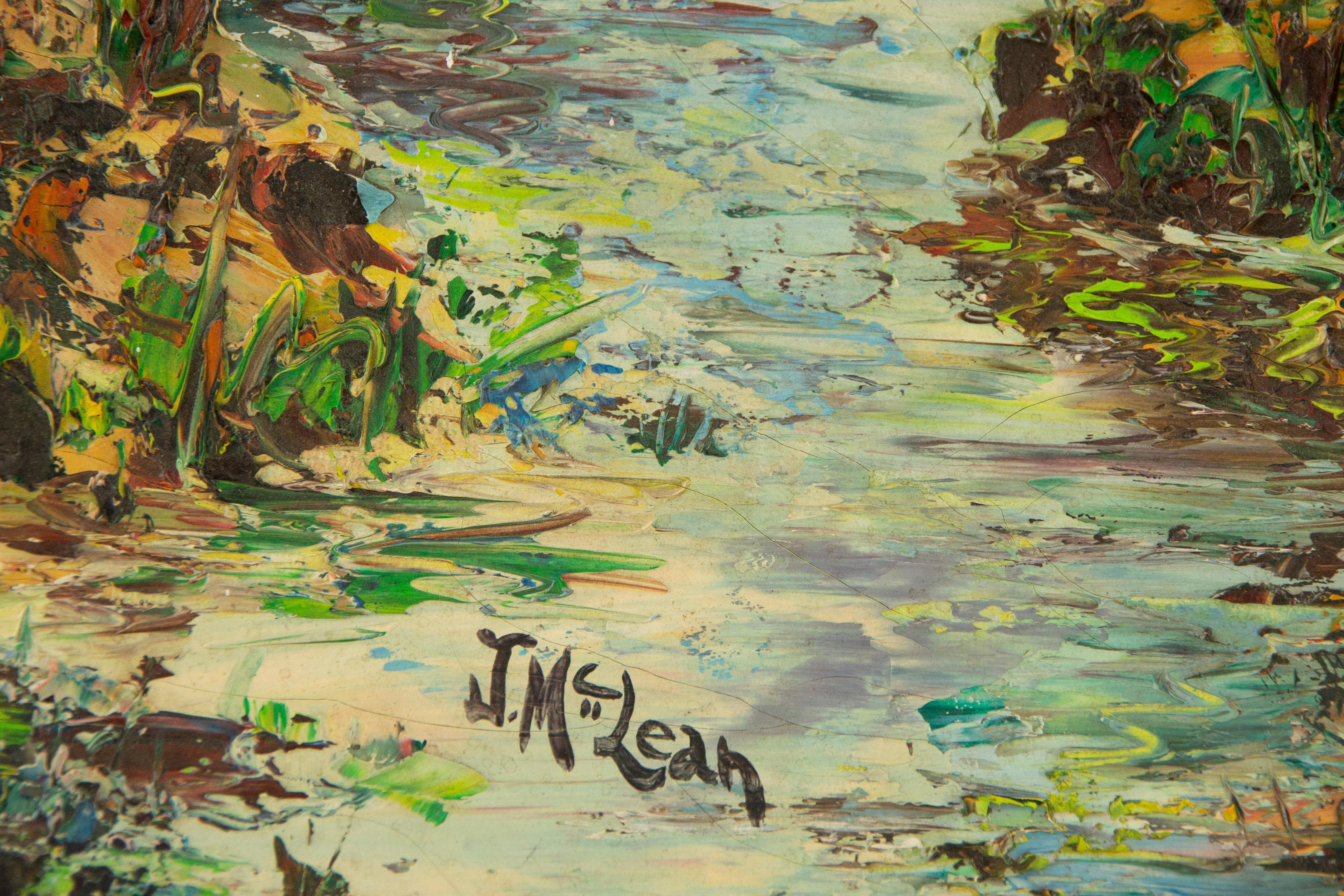 J. Mclean Landscape Oil On Canvas For Sale 5