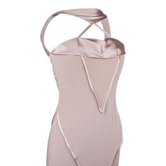 J. Mendel Backless Nude Evening Dress 4