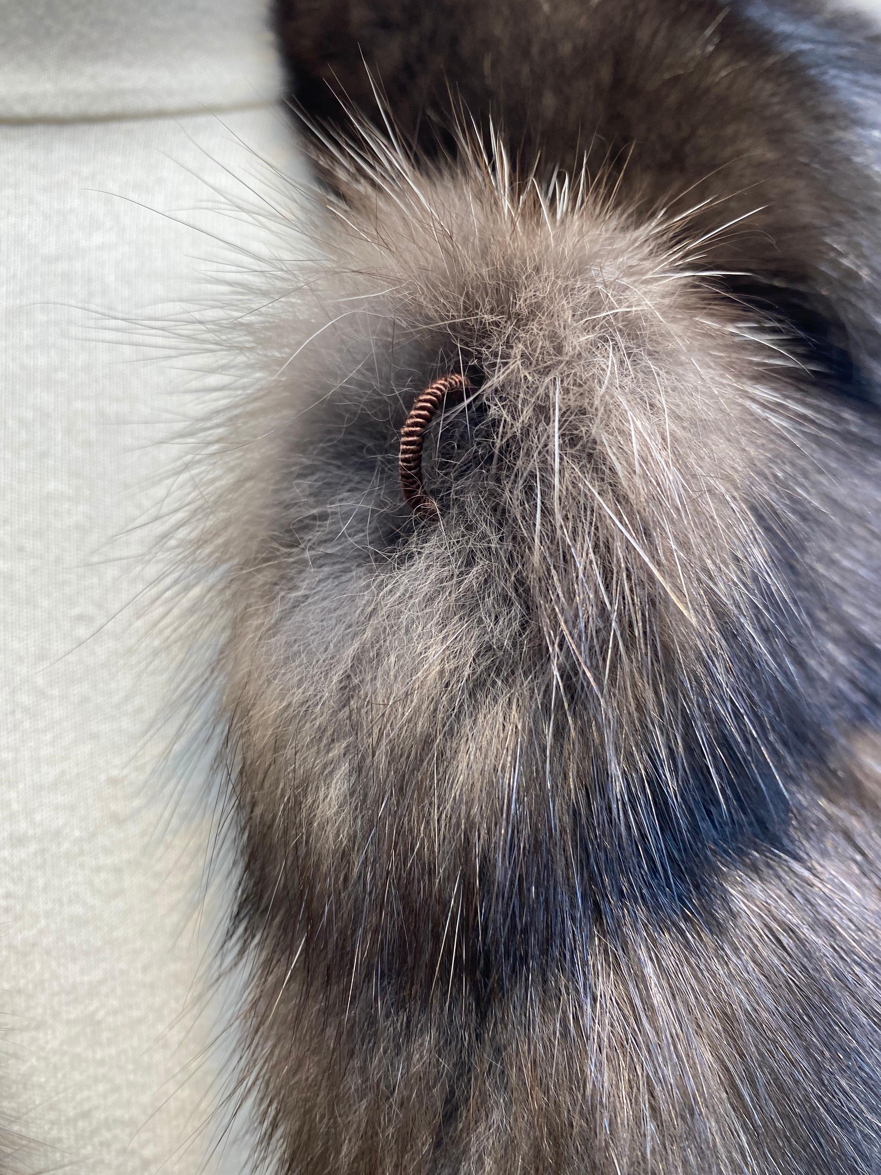 J Mendel Convertible brown sable fur coat  7