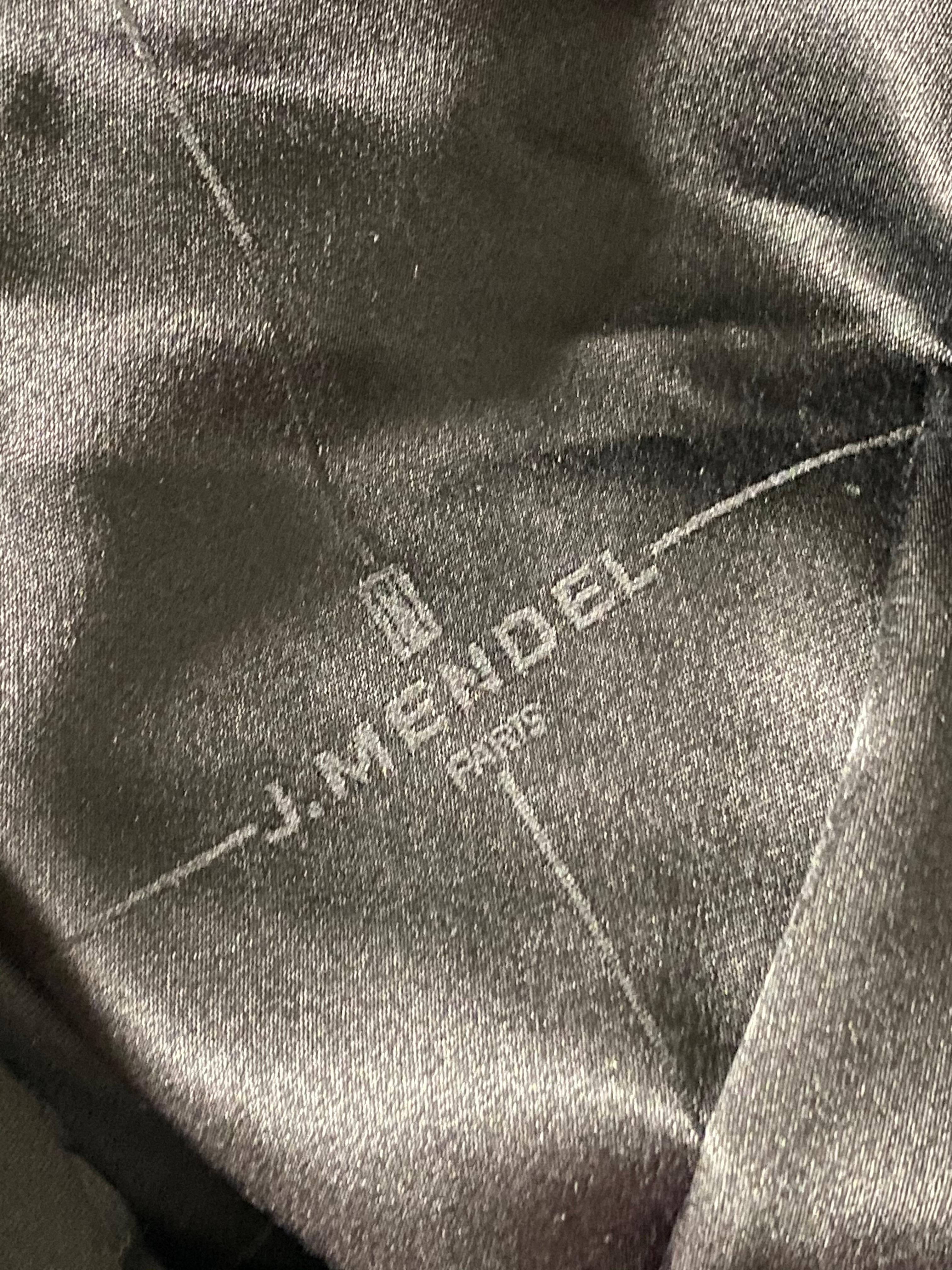 J. Mendel Paris Black Sheared Mink Fur Maxi Coat w/ Belt  4