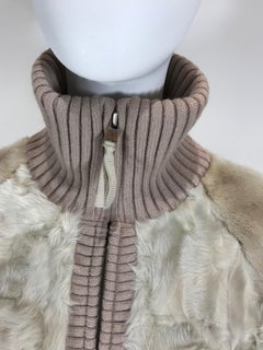 J. Mendel Persian Lamb Mink Fur-Trimmed Jacket