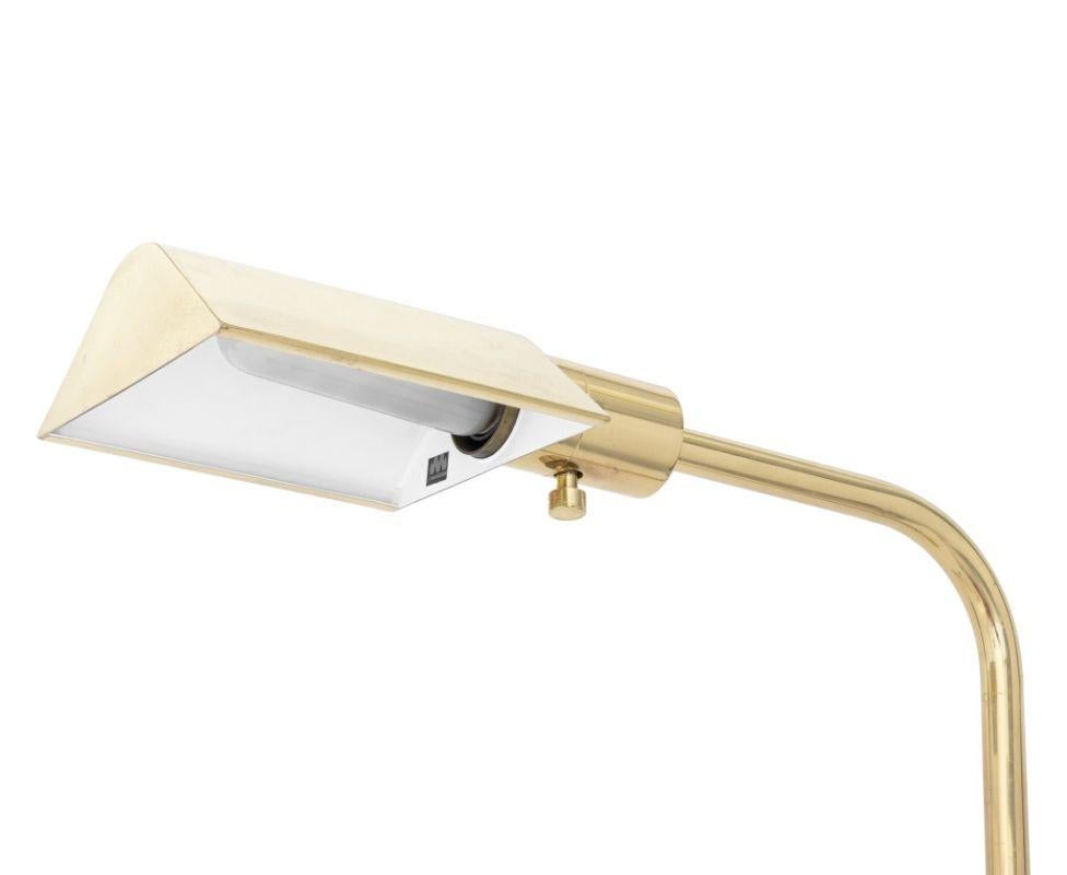 Modern J. Mendizabal Brass Swing-Arm Reading Lamp