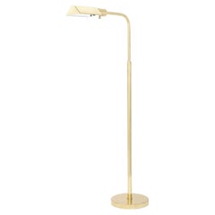 J. Mendizabal Swing-Arm-Leselampe aus Messing