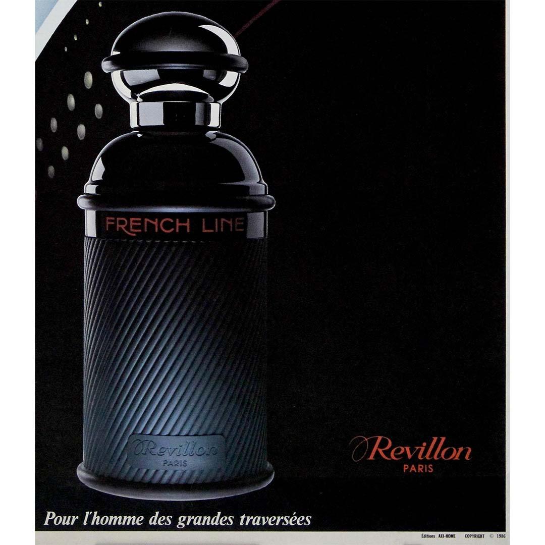 1986 Original-Werbeplakat von J. Mignon für die französische Linie Révillon im Angebot 2