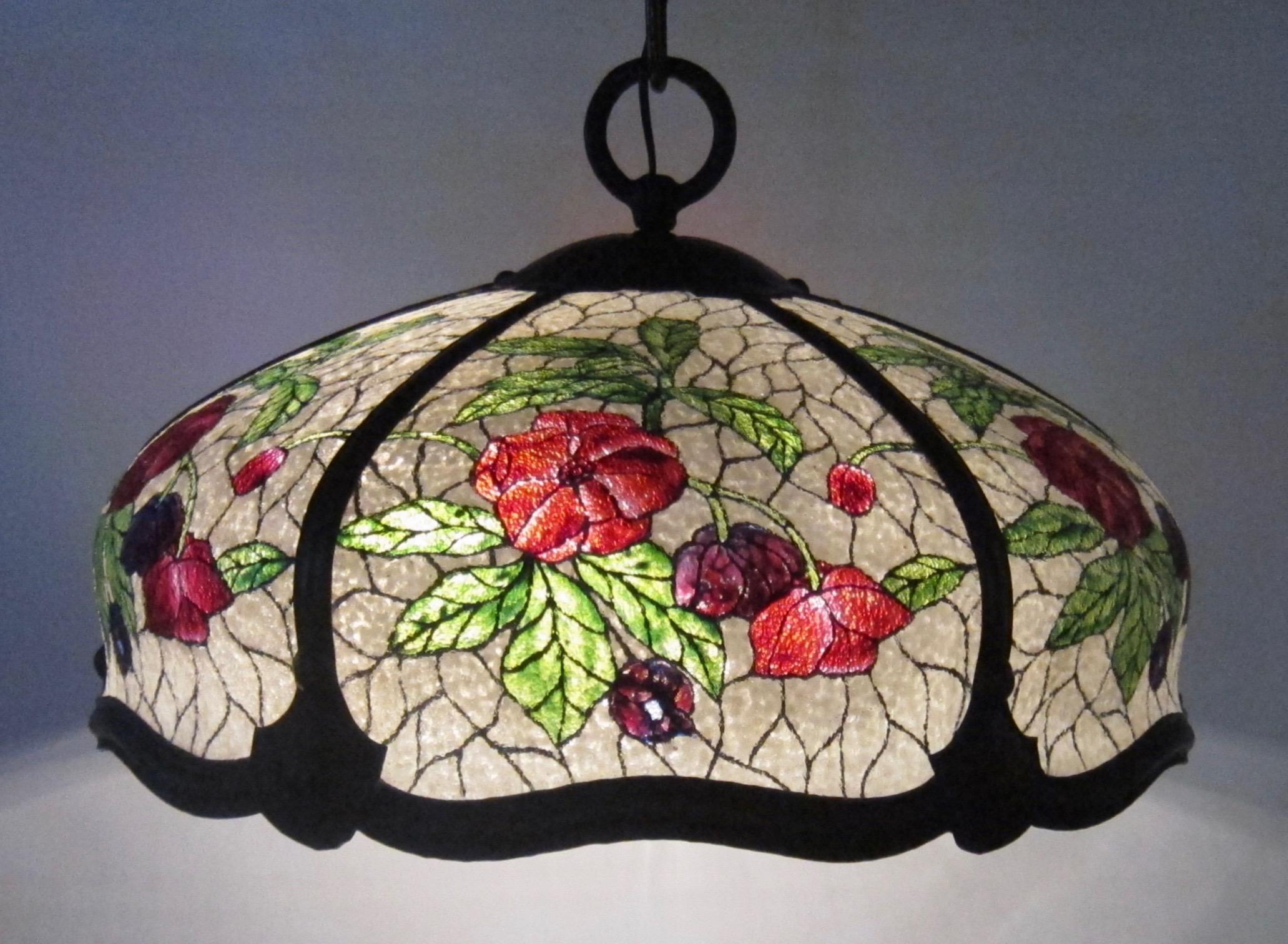 XX secolo J. Morgan & Sons - Lampadario a sospensione in vendita