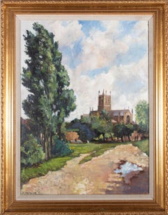 Vintage J. Orme - 1969 Oil, Church Gardens