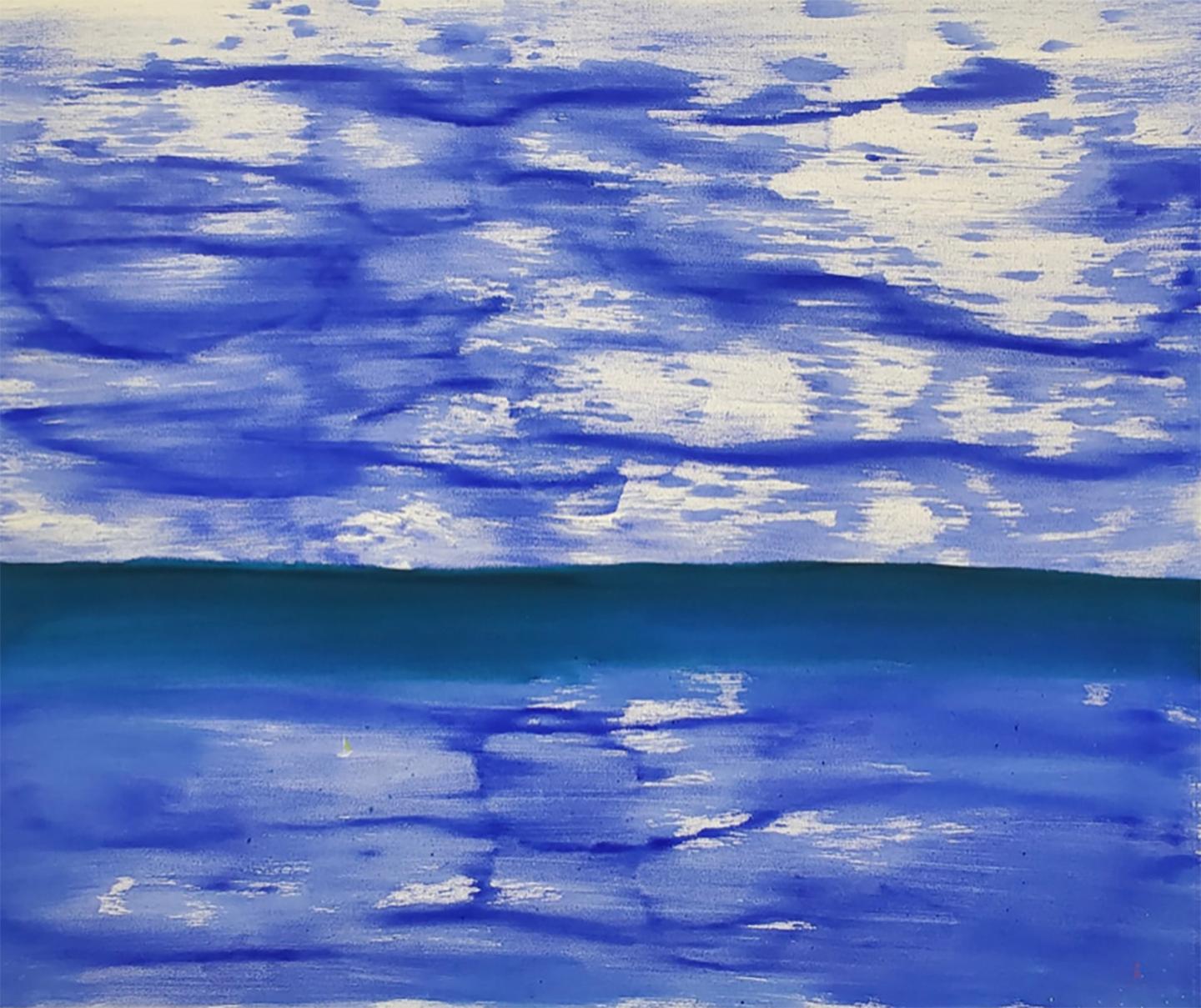 J. Oscar Molina Abstract Painting - Deepwater