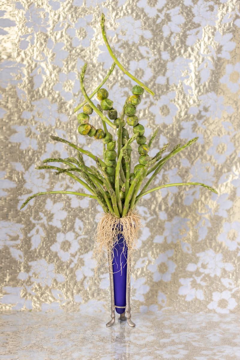 JP Terlizzi Still-Life Photograph - Asparagus in Bloom, limited edition photograph, archival ink, signed 