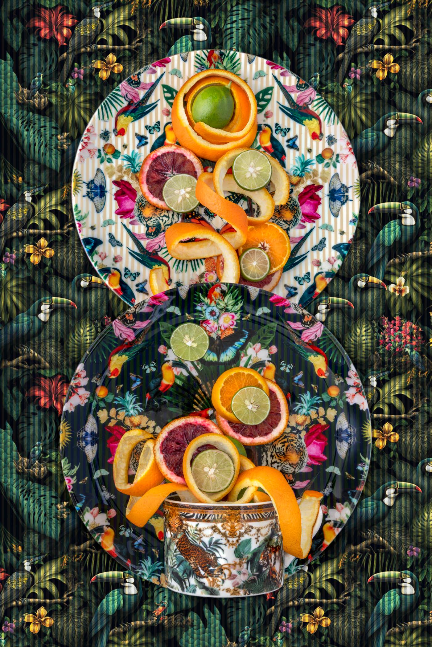 JP Terlizzi Still-Life Photograph - Myrtle and Mary Paradise Lost with Orange Key Lime, limited edition photograph 