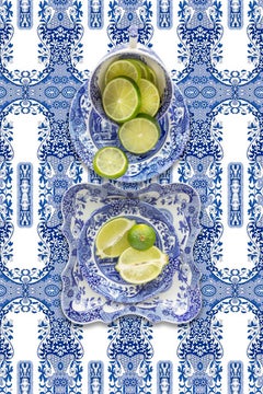 Spode Blue Italian with Lime, édition limitée, photographie d'archives, signée 