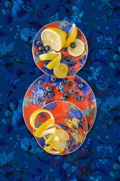 Wedgwood Goldener Papagei mit Blaubeer-Zitronen