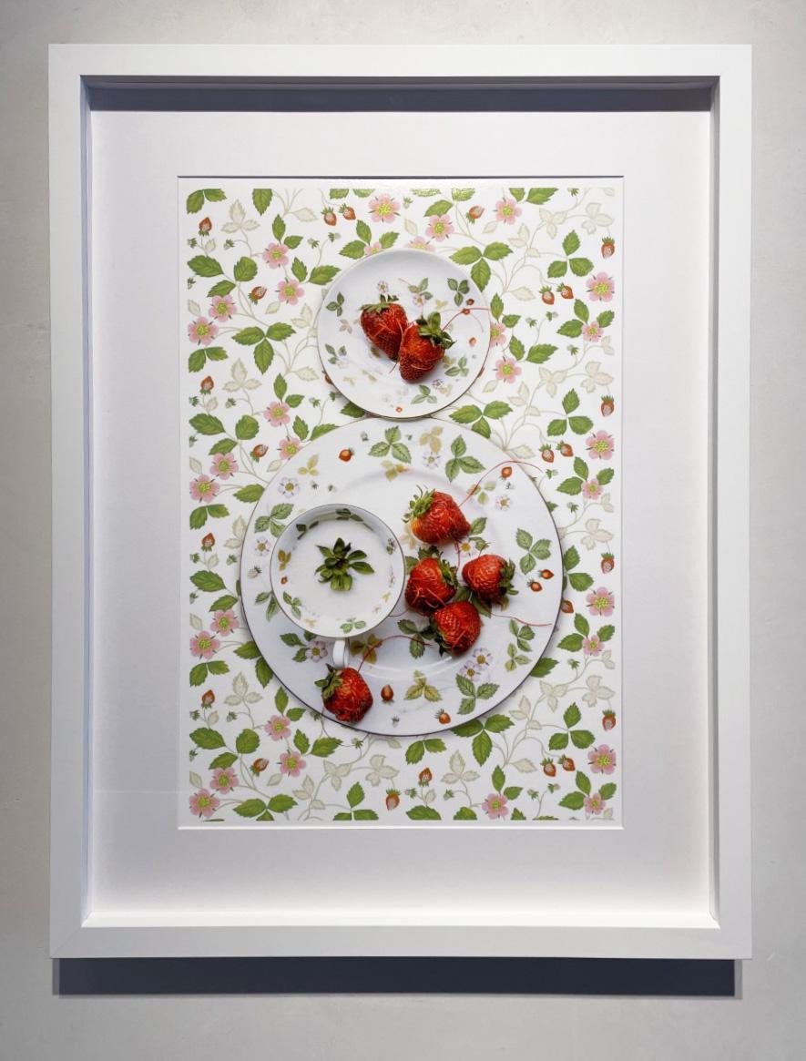 Wedgwood Wild Strawberry with Strawberry - Photograph by JP Terlizzi
