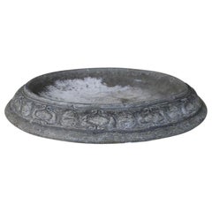 J P White Lead Birdbath
