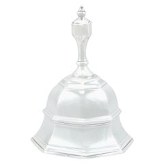 J Parkes & Co Antique Sterling Silver Table Bell (1917)
