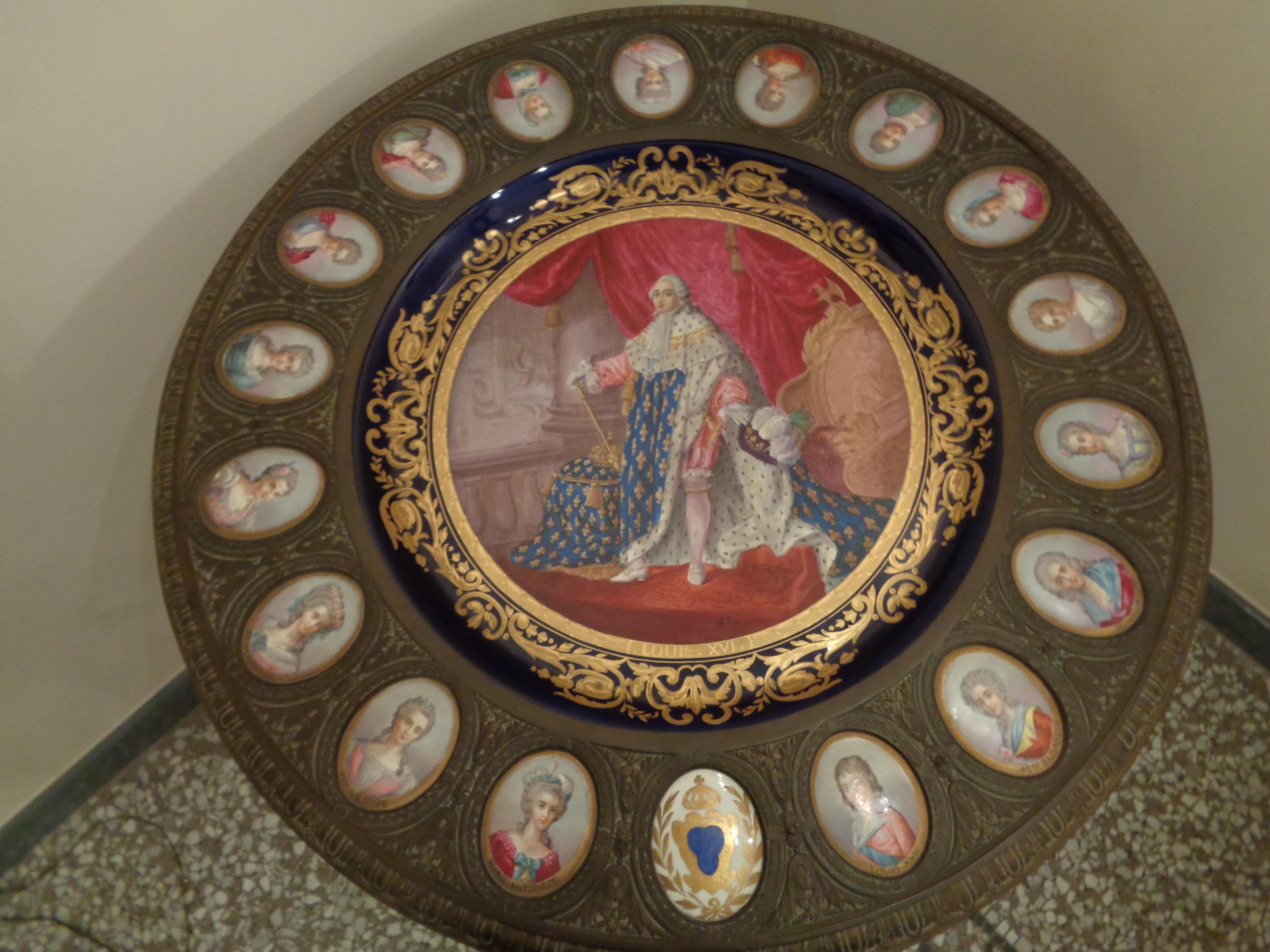 Napoleon III 19th Century Gueridon Porcelain Table Signed by J Pascault For Sale