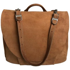 J. Peterman Co Leather Mailbag Postman's Bag XL Messenger 