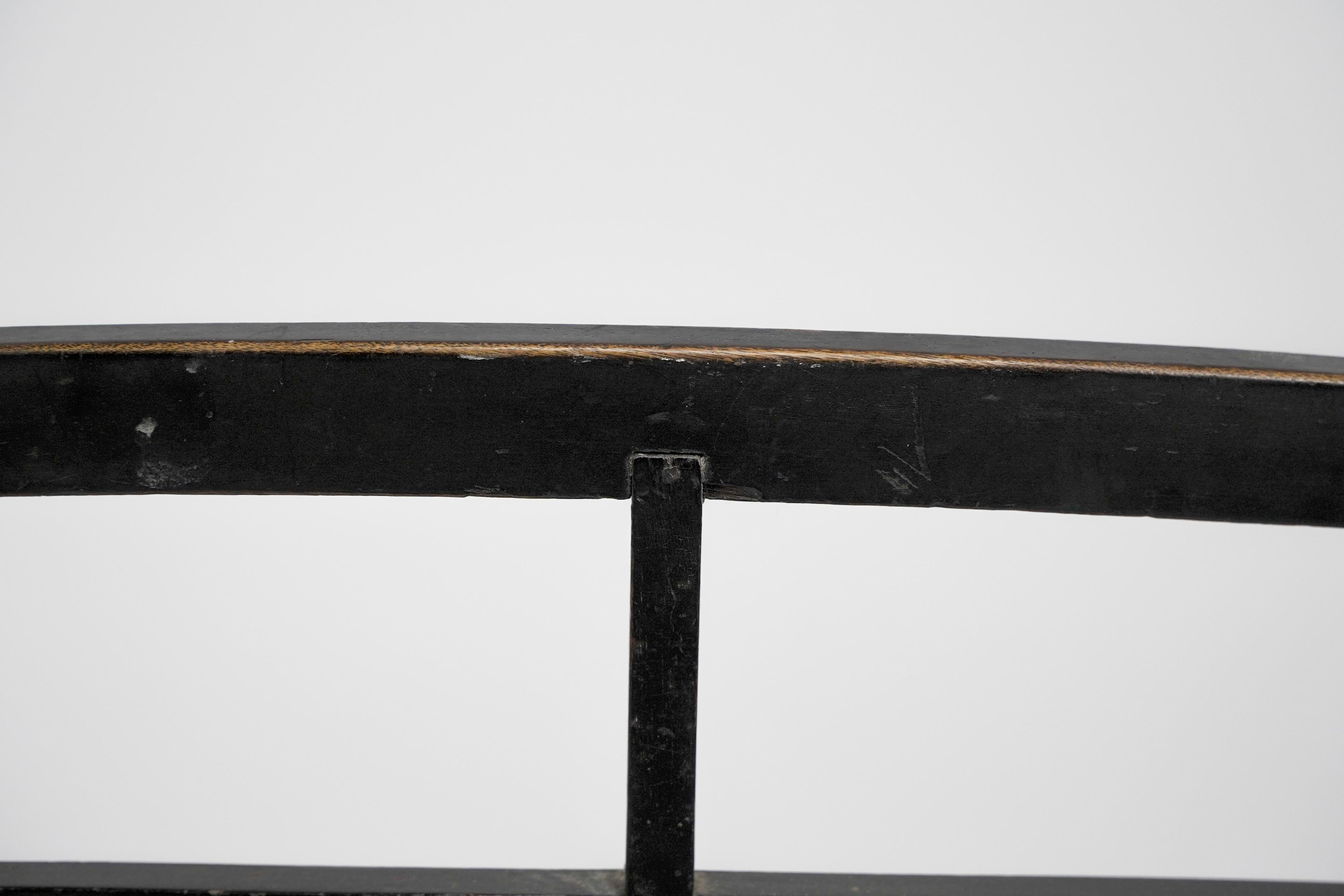 J. Plucknett attribué Collier & Plucknett prob. Chaise d'appoint anglo-japonaise ébénisée en vente 10