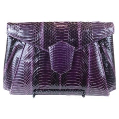 J. Renee Purple Python Evening Bag