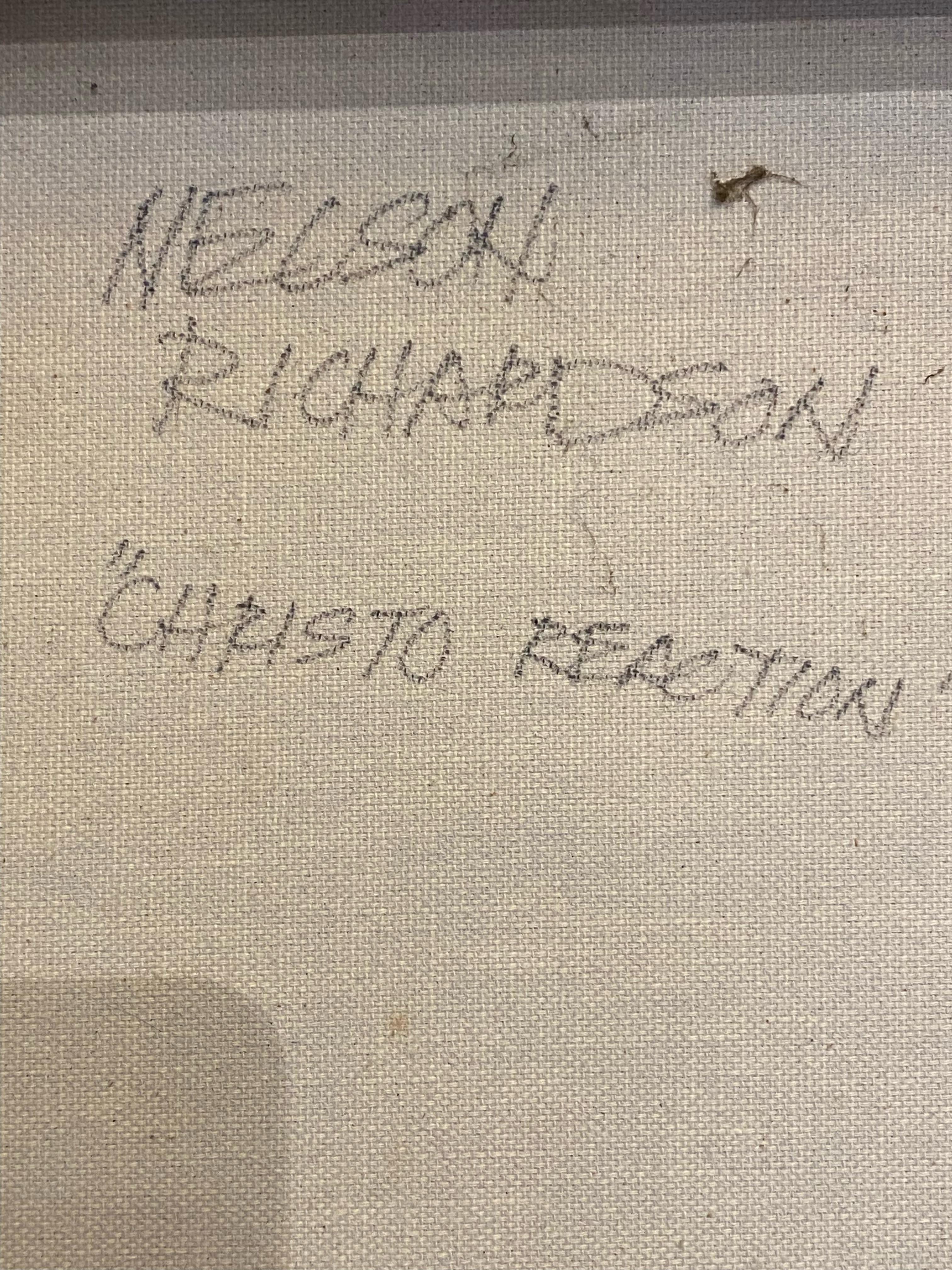 El arte sirve de ventana a mundos imaginarios que reflejan una realidad tangible modelada por la mano del artista. Christo Reaction, de Nelson Richardson, es una obra testigo que pertenece a esta última categoría, pues invita al observador a