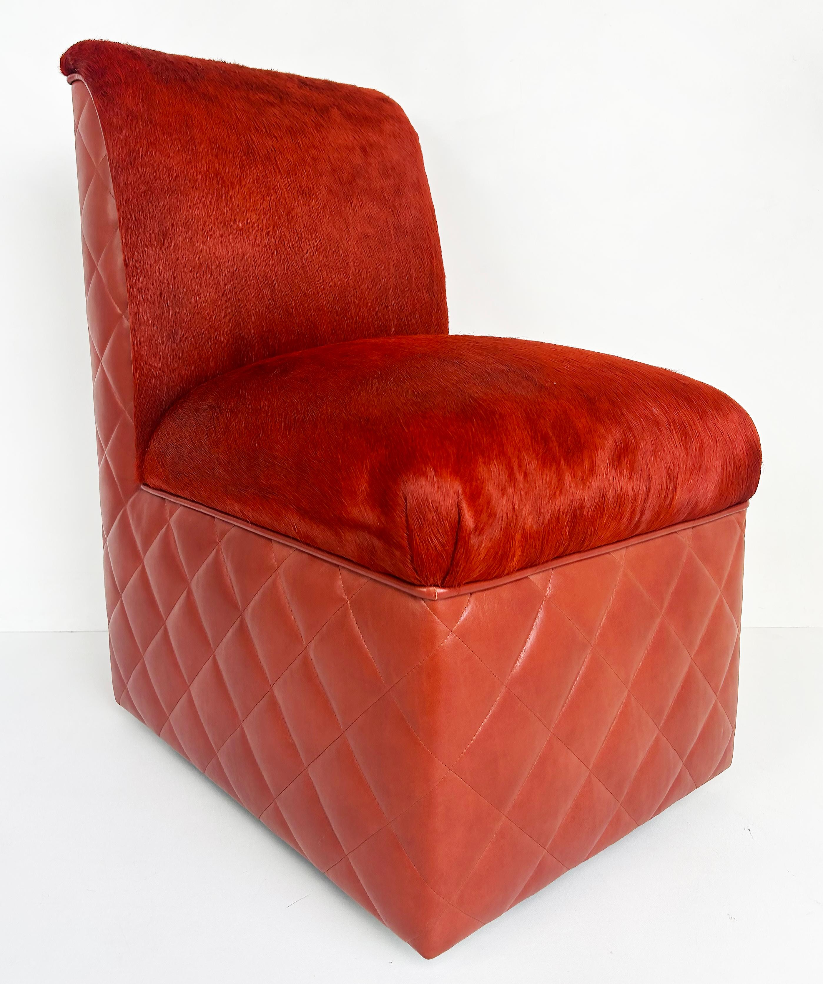 J. Robert The Scott chaises pantoufles en cuir Cambon par article en vente 3