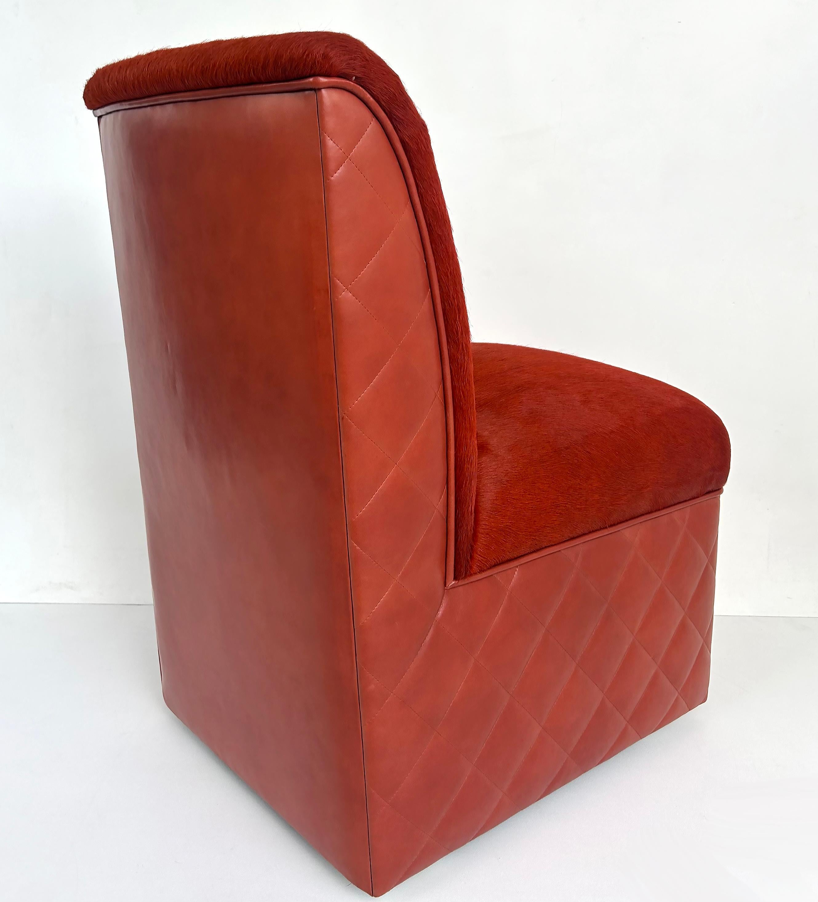 J. Robert The Scott chaises pantoufles en cuir Cambon par article en vente 1