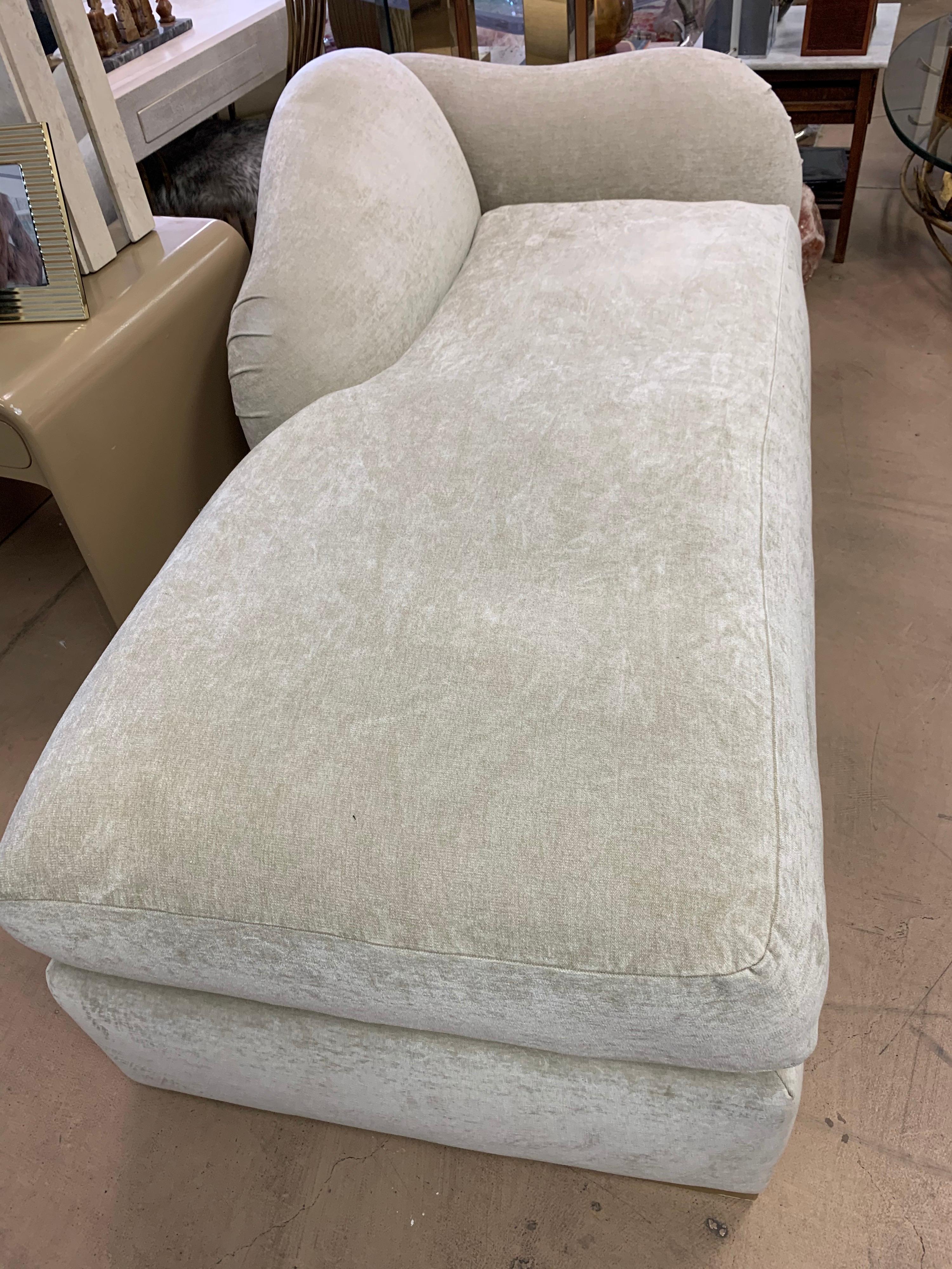 Late 20th Century J Robert Scott Glamour Chic Chaise Lounge