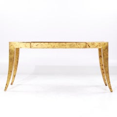 J. Robert Scott Gold Leaf Console Table