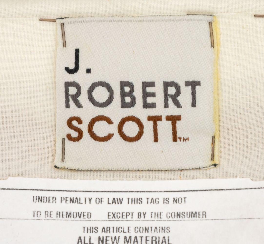 Cuir J. Pouf en cuir de Robert Scott, paire en vente