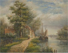 J. Robertson - Mid 20th Century Oil, The River Path