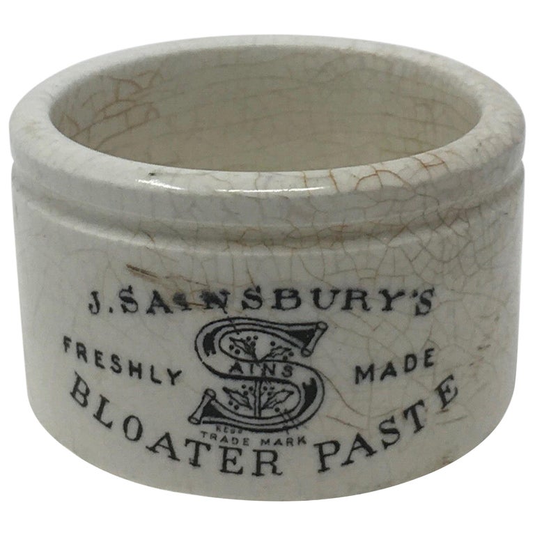 J. Sainsbury's Freshly Made Bloater Paste Pot at 1stDibs