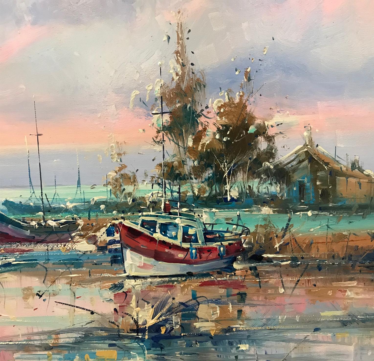 SEASCAPE, HARBOUR, FISHING BOATS  For Sale 1