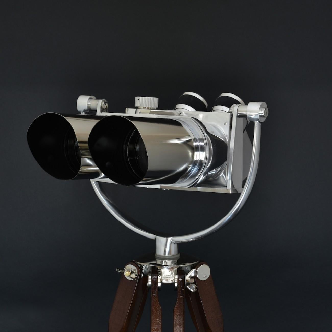 J. Schneider WWII Military 10 x 80 Binoculars, circa 1940 3