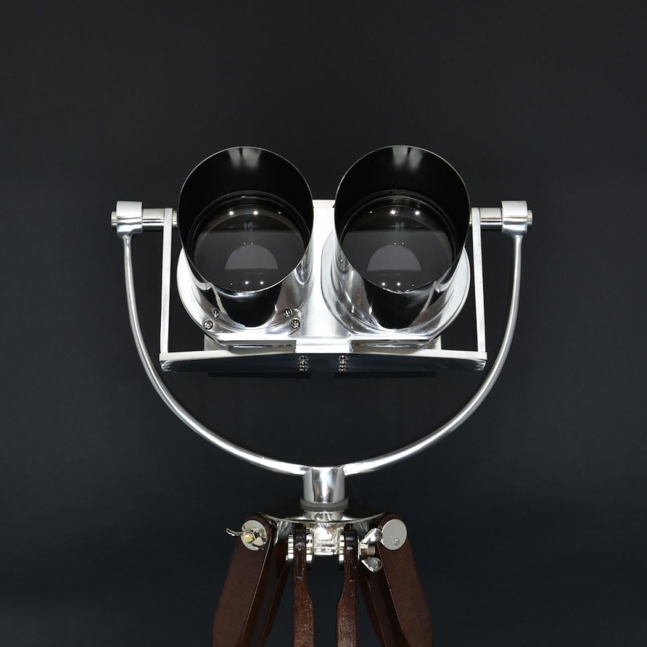 German J. Schneider WWII Military 10 x 80 Binoculars, circa 1940