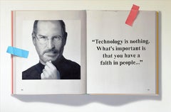 Steve Jobs Apple Computer Technology Is Nothing -- Original Oil Painting
