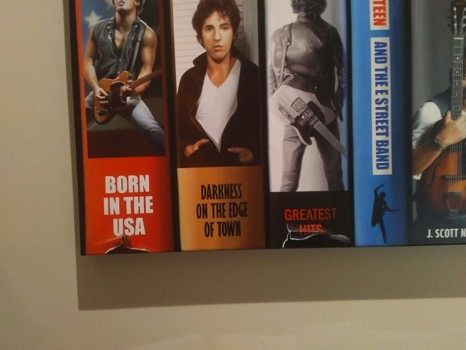 The Boss Bruce Springsteen Original Oil Painting by Photorealist J. Scott Nicol 6