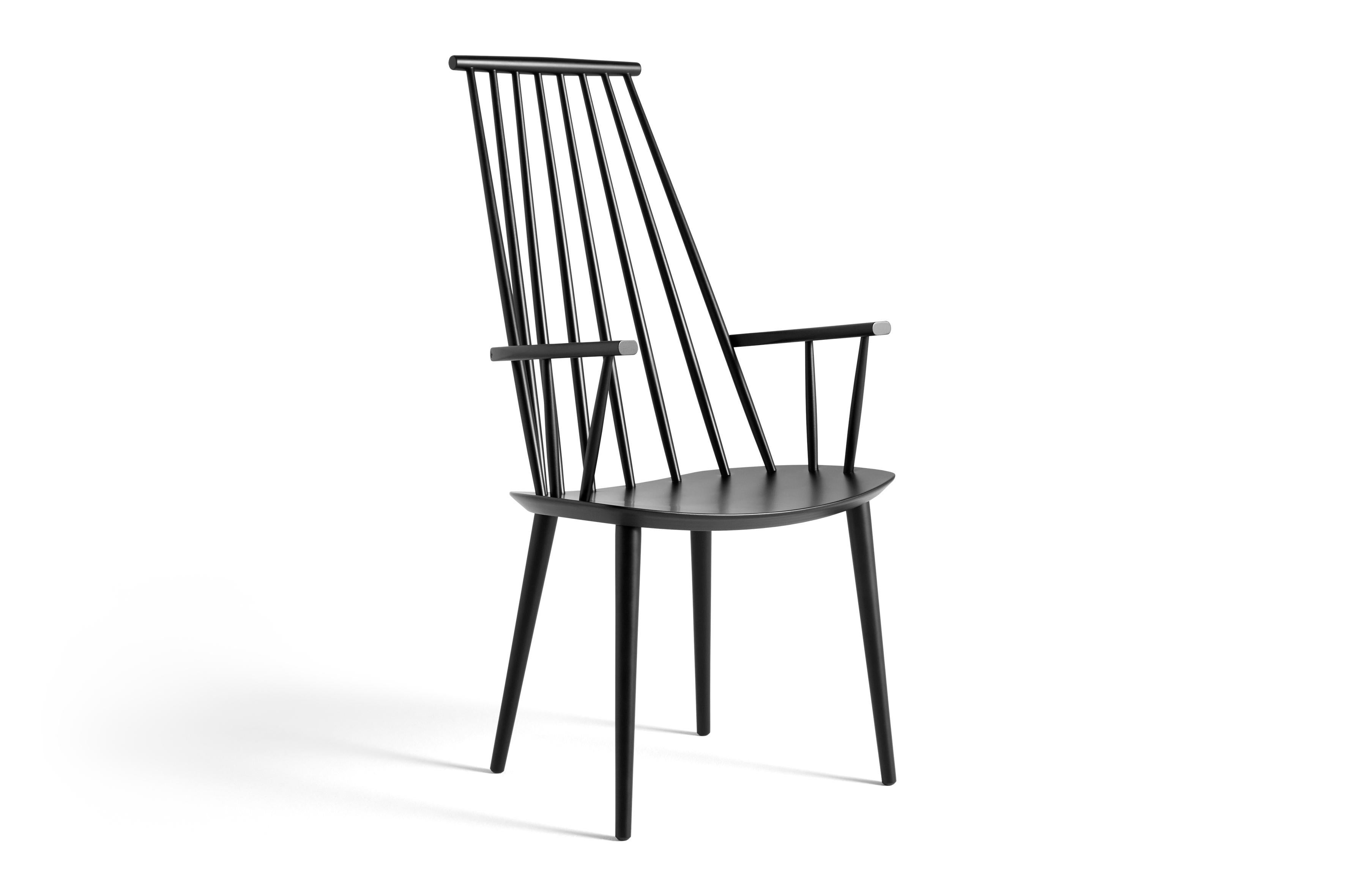 Silla Serie J J110, negra de Poul M. Volther para Hay Escandinavo moderno en venta