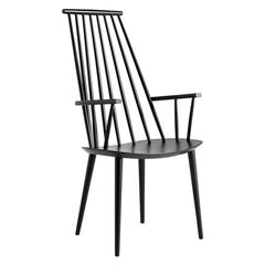 Sedia Serie J J110, nera di Poul Volther per Hay