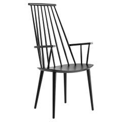 Sedia Serie J J110, nera di Poul Volther per Hay