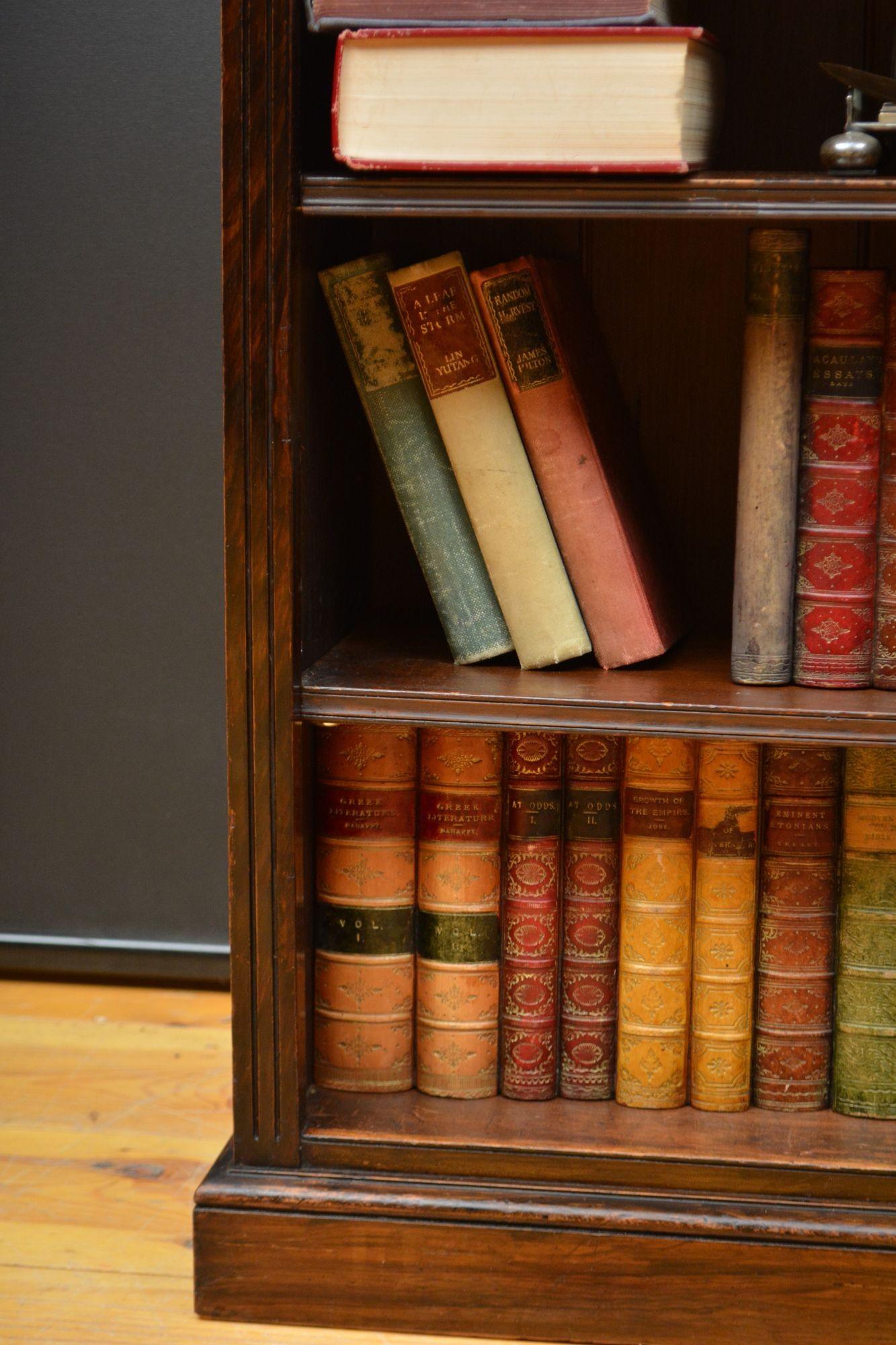 J. Shoolbred Low Open Bookcase For Sale 4