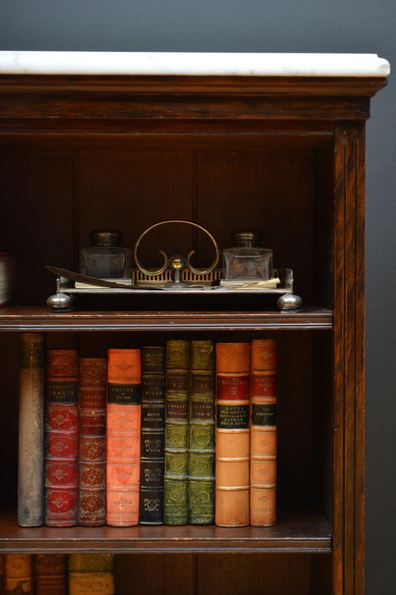 J. Shoolbred Low Open Bookcase For Sale 5