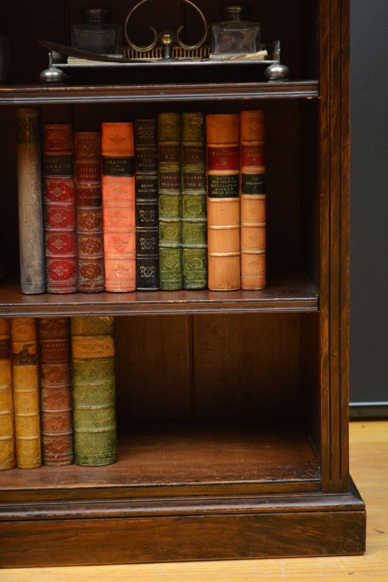 J. Shoolbred Low Open Bookcase For Sale 6