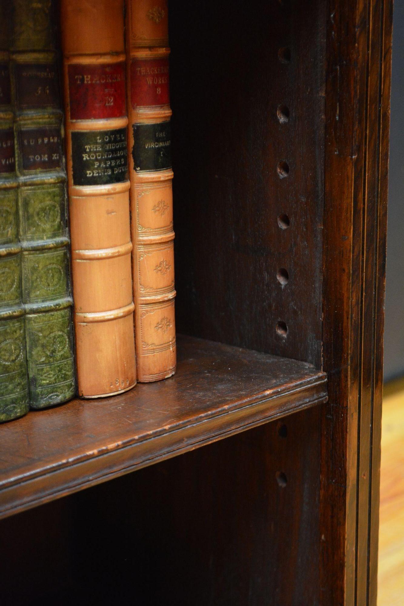 J. Shoolbred Low Open Bookcase For Sale 7