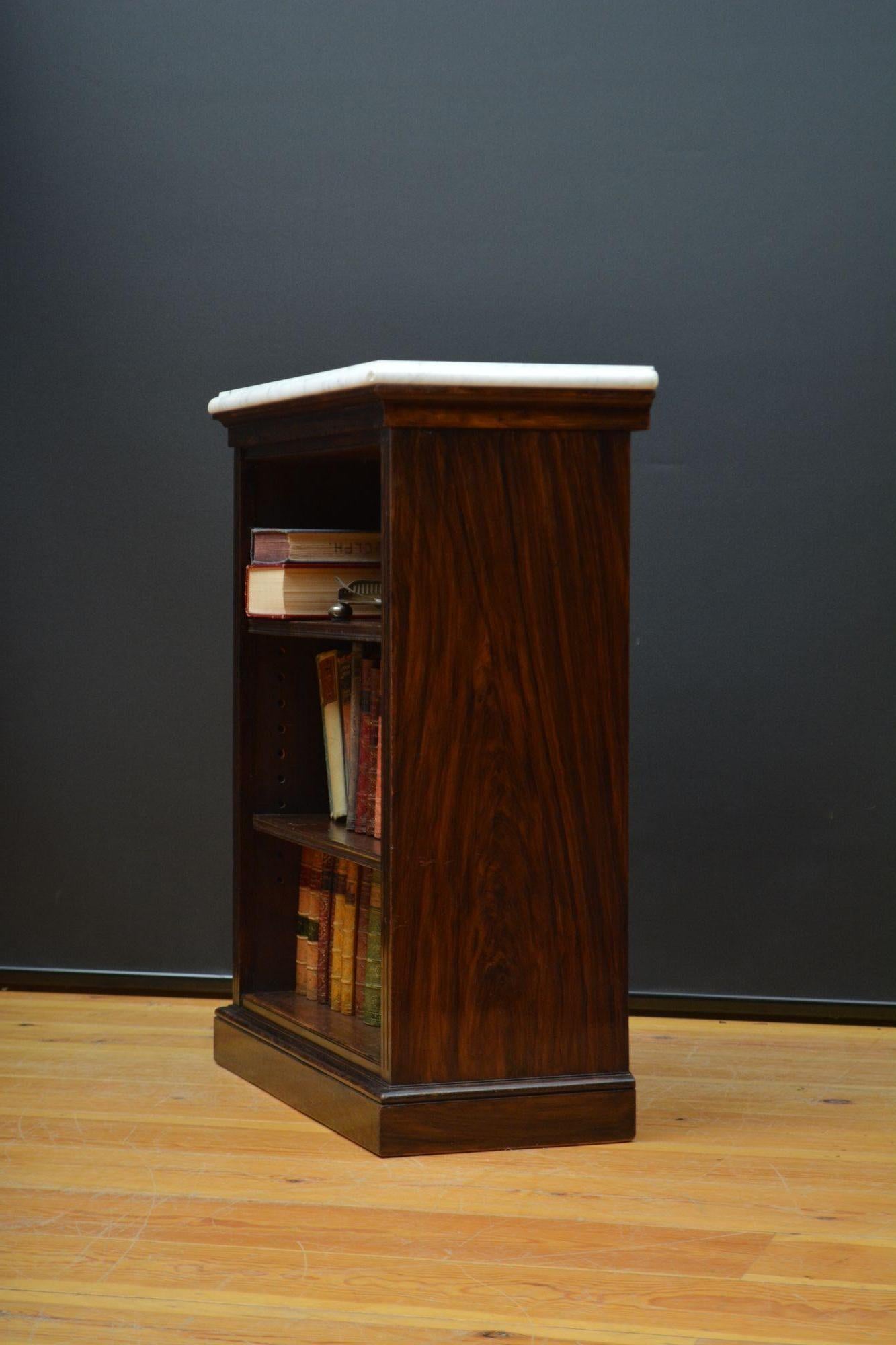 J. Shoolbred Low Open Bookcase For Sale 8